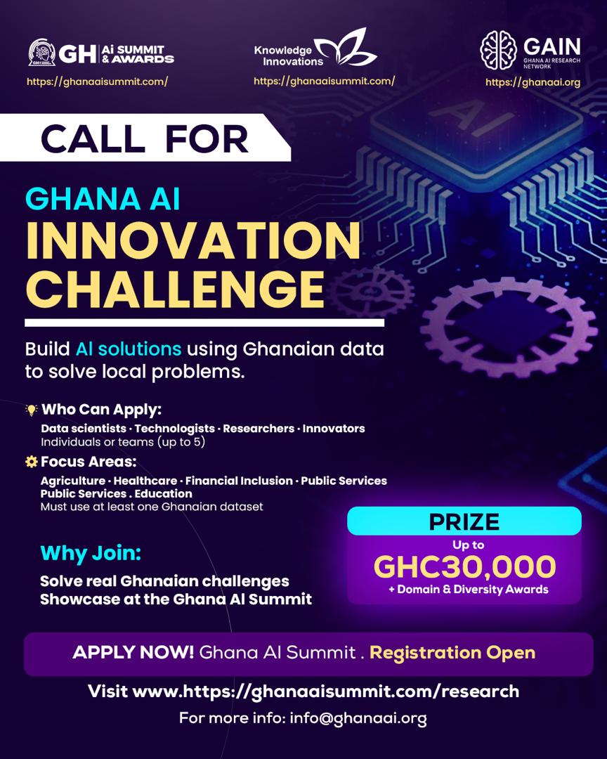 Ghana AI Innovation Challenge Flyer